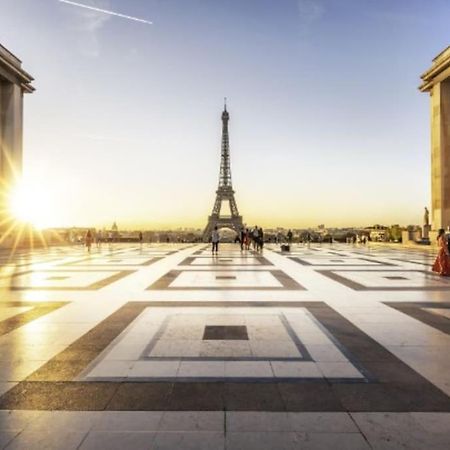 Tour Eiffel Terrasse Vue Seine Paris Exterior foto